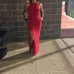 Beautiful red dress with open back